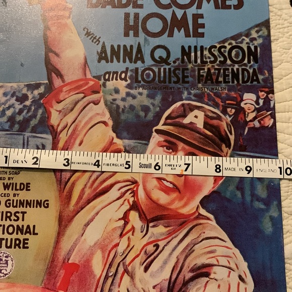 TM 1993 Babe Ruth Tin Movie poster - Picture 6 of 6